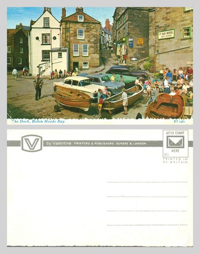 Vintage postcard the dock - vintage,