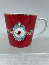 pip Studio Porcelain Mug With Embossed Robin Motifs