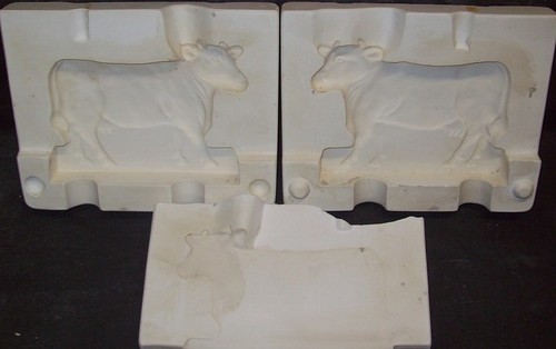 Ceramic mold molds cow - ceramic,