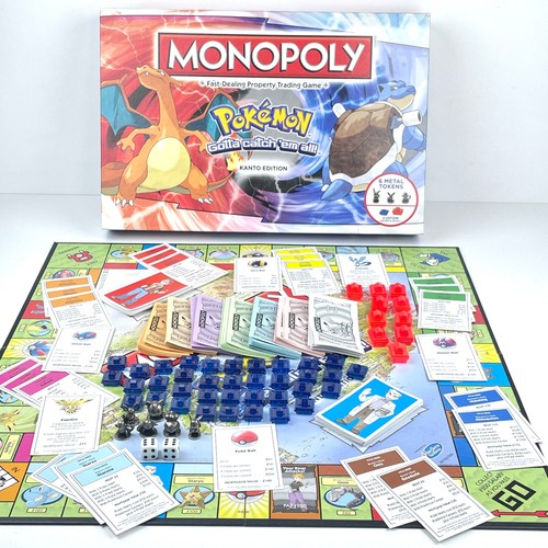 Hasbro pokemon monopoly kanto - pokemon,