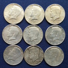 USA! 9X  1964 USA 90% Silver