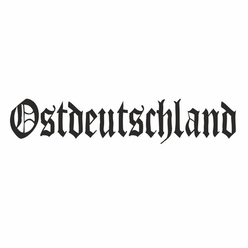 Sticker decal east germany - sticker,