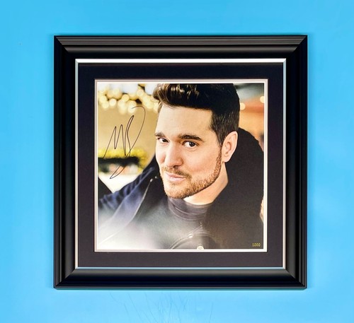 Michael buble signed photo - buble,