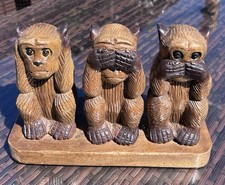 Vintage Large Hand Carved