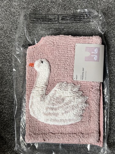 Pink swan print 100 cotton - swan,