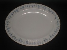 Royal Albert Bone China Memory  Lane 13.5" Oval Meat Serving Platter Steak Plate