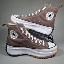 Converse Trainers Womens Size 7 Run Star Hike Brown Platform Comfort Shoes 