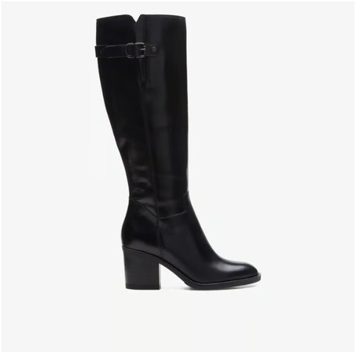 New clarks black leather - clarks,