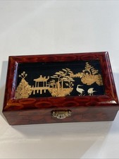 Jewelry Box Oriental Laquered