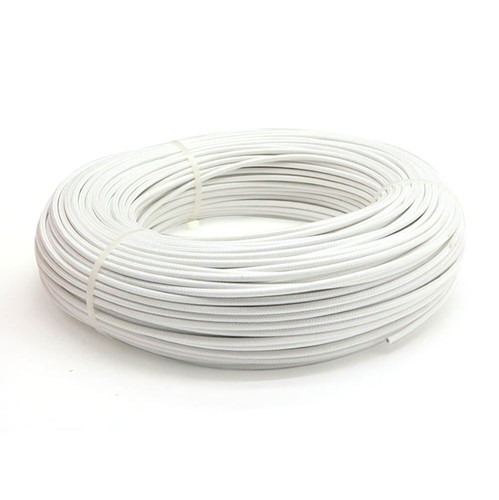 Silicone glass fibre braided - glass,