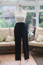 Ladies Cotton Traders Slim Leg Super Stretch Trousers Size 10 29" Leg Length