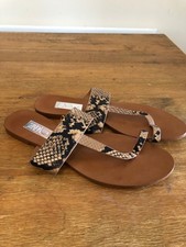 Zara Snake Skin Sandals Size 7