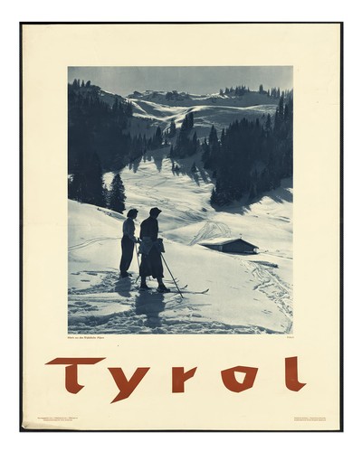 Vintage tyrol ski - ski, wall