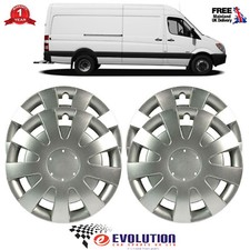 16" Wheel Trim Hub Cap Trim 4x Fits Sprinter  VW Crafter T5 00 to 24 9064000125