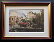 RAILWAY PRINT BY DON BRECKON FRAMED (I)