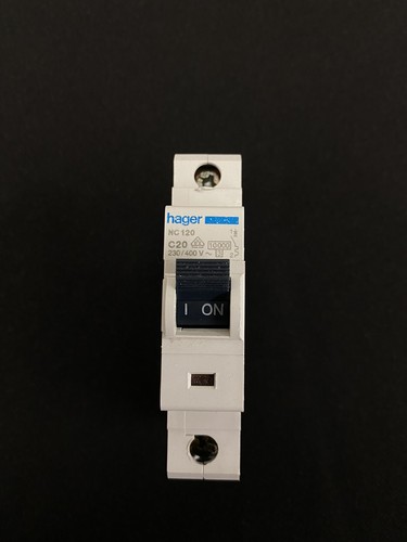Hager 120 amp - c, type