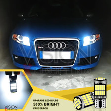 Audi A4 B5 B6 8E 1994-2004 2x Upgrade Bulbs Sidelights LED Bright White Canbus