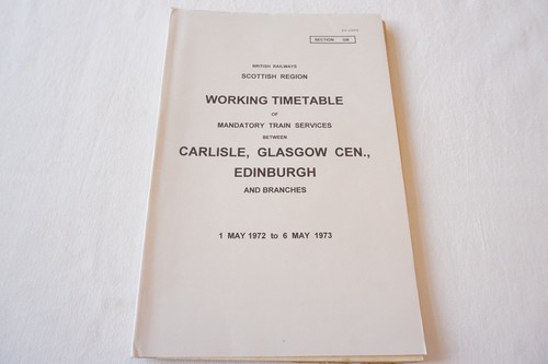 1972 scottish region railway - scottish,