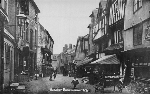 Postcard coventry butcher - postcard,