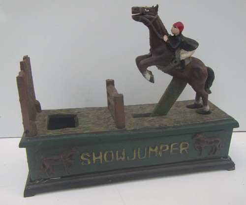 Cast iron reproduction horse - cast,
