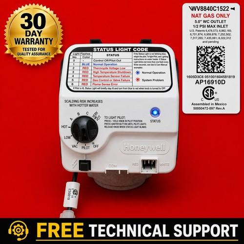 Honeywell water heater - water, gas