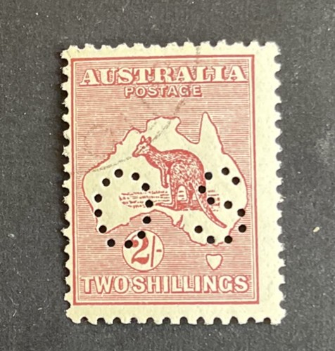 Australia o117 perfin - sg,