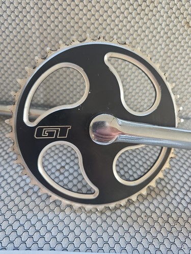 Bmx chainwheel crank set - gt,