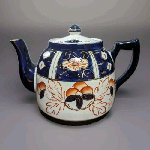 Vintage handpainted teapot - vintage,