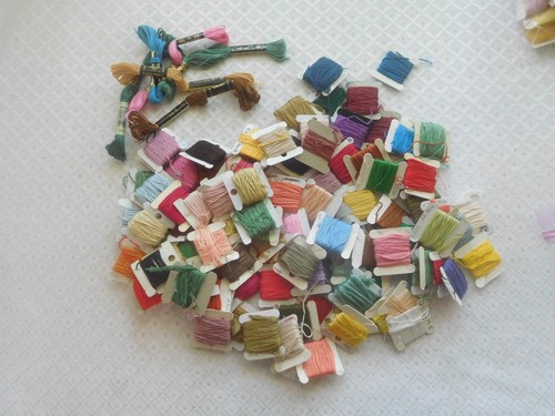 Mixed lot embroidery thread - mixed,