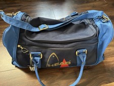 Large Head Bag Gym Weekend Travel Blue