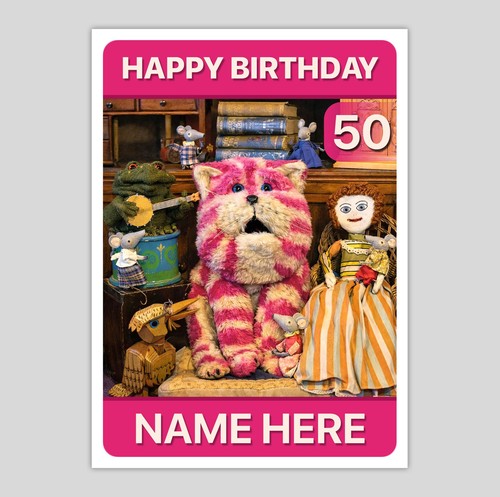 Bagpuss personalised birthday - bagpuss,