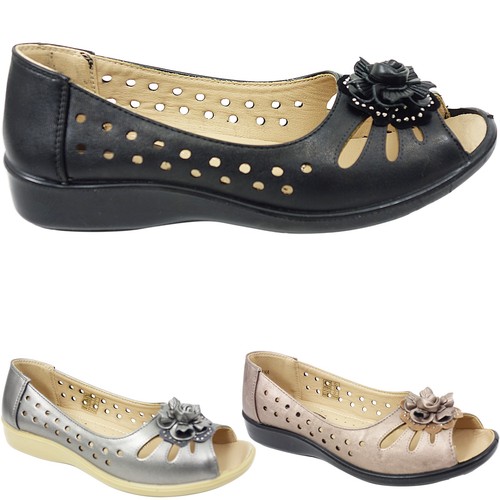 Womens flat low heel - low, shoes