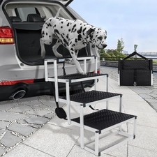 Dog Steps for Car Folding Dog Stairs with Nonslip Surface for Auction