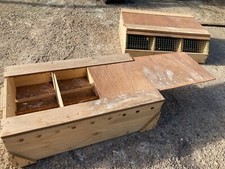 Boxes for transporting birds to shows