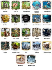 Kids Jungle Animals Ceiling Lampshade Table Lamp shades Pendant lampshades