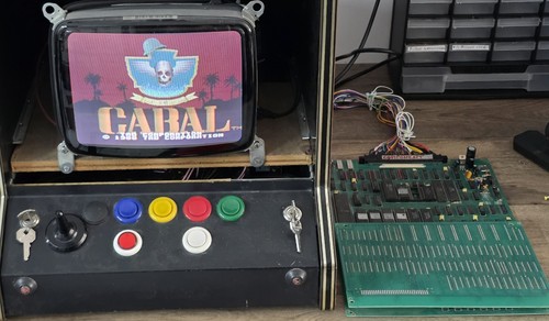 Jamma cabal pcb arcade - cabal,