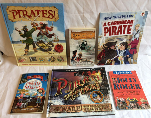 Children pirate books - 6x,