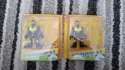 Two imaginext dinosaur rider - dinosaur,