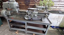 Harrison L 5 Gap Bed, Screw Cutting Metal Lathe, with drawered stand & chucks 