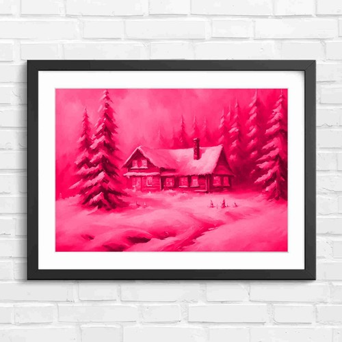 Cozy snowy log - cozy,