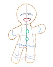 Gingerbread Man Rope Light