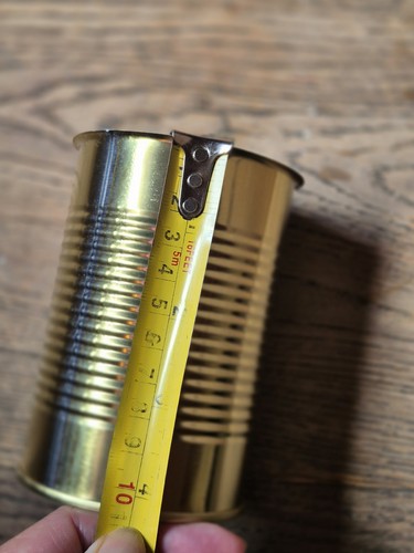 Gold tin cans - , crafting