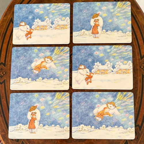 Rare set vintage - 6, snowman