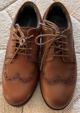 Startrite Leather Brogues, Boys Smart Shoes, Tan Brown UK 2  1/2F EU 35F RRP £58