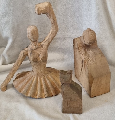 Vintage carved wooden - vintage,