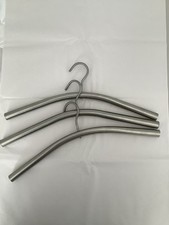Luxury Chrome Coat Hangers x 3