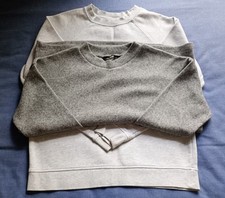 Women's Jumpers X 2 Topshop Light Grey Size 10 & F&F Dark Grey Size Small