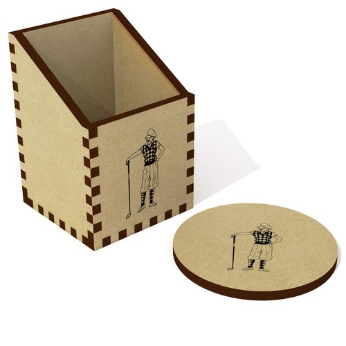 Stylish lady golfer desk - 'stylish,