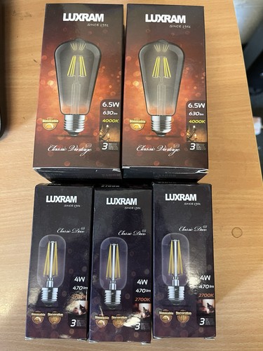 Luxram e27 various bulbs - luxram,