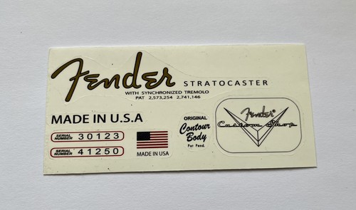 Fender stratocaster s - fender, u.s